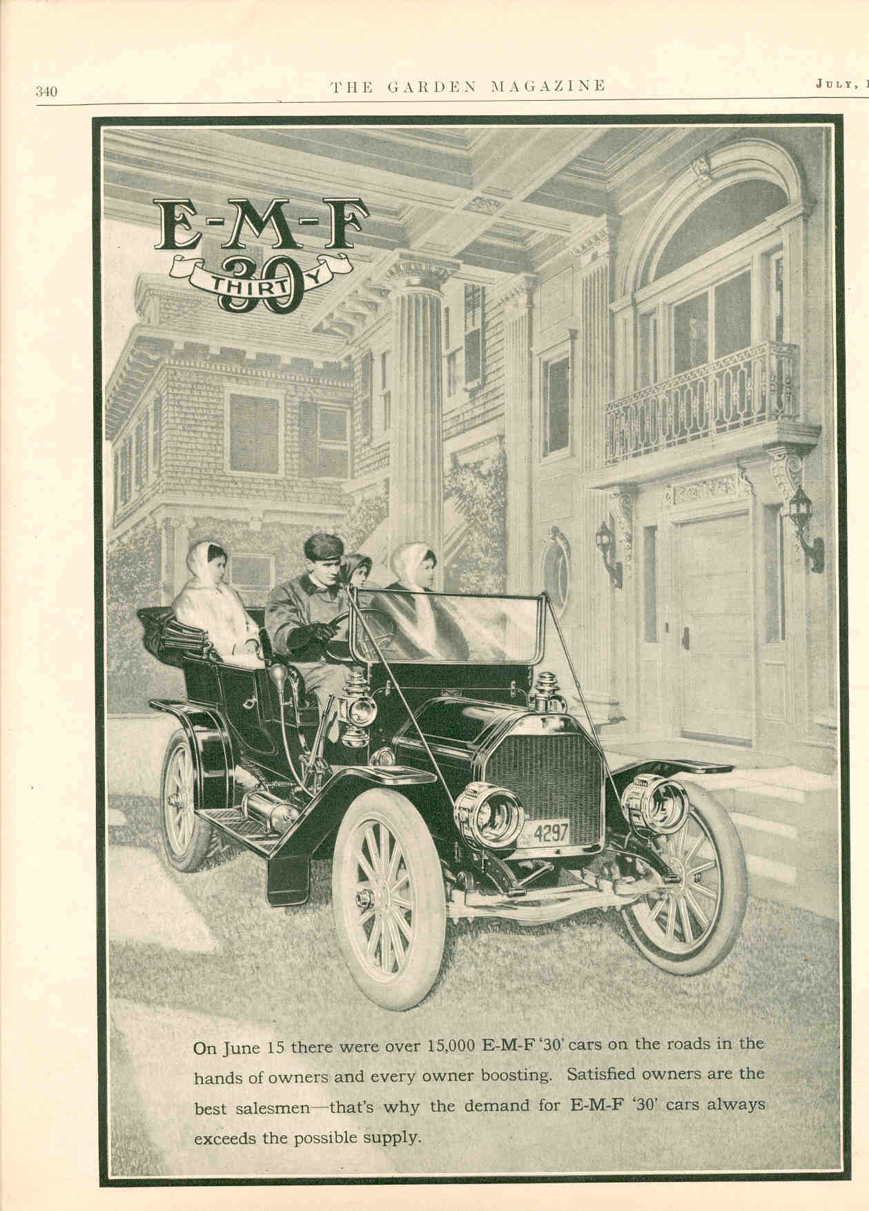 1910 Studebaker Auto Advertising